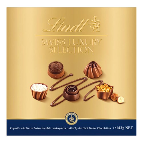 Lindt Swiss Luxury Selection Chocolate Box 143g